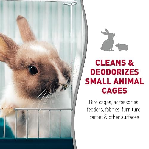 Nature’s Miracle Small Animal Cage and Surface Cleaner, Bio-Enzymatic Cleaning Formula, Destroy Tough Stains and Odors, 24 Ounces thumbnail 3