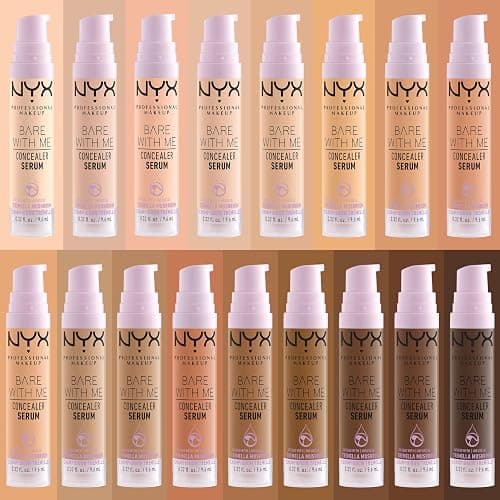 NYX PROFESSIONAL MAKEUP Bare With Me Concealer Serum, Concealer Makeup For Up To 24Hr Hydration - Light thumbnail 6