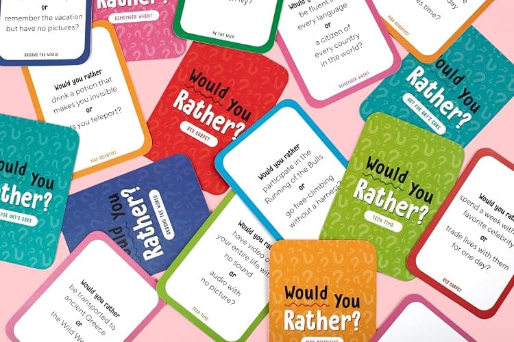Would You Rather? Family Card Game: Fun Questions, Hilarious Answers, Lively Conversations! thumbnail 7