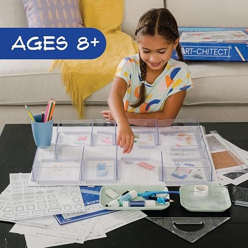 MindWare Art-chitect Home Model Building for Kids – 3D Architectural Design Kit for Kids Ages 8 and Up – Learn The Basics of Architecture As You Design Start to Finish thumbnail 4