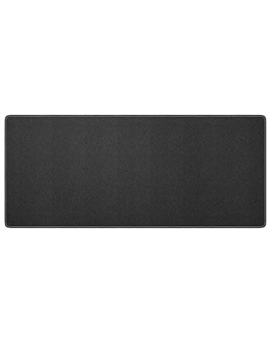 Reniteco Large Gaming Mouse Pad with Durable Stitched Edges, Non-Slip Rubber Base, Big Computer Keyboard Mouse Mat Desk Pad for Home Office Gaming Work, 31.5''x11.8''x0.12'', Black - Image 1