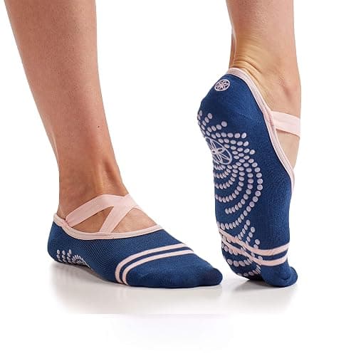 Gaiam Grippy Studio Yoga Socks for Extra Grip in Standard or Hot Yoga - Image 1