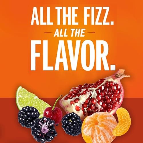 IZZE Sparkling Juice Beverage Blend, Sunset Variety Pack, Clementine, Peach, Cherry Lime, Pomegranate, No Sugar Added, 8.4 Fl Oz (Pack of 24) thumbnail 4