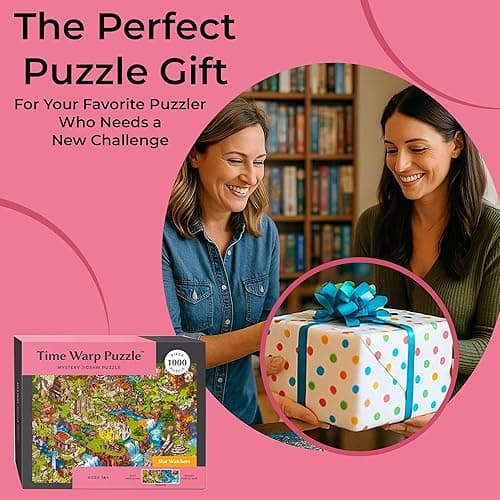 Time Warp Puzzle Mystery Jigsaw Puzzle 1000 Pieces for Adults Day Night Series - A Challenging, Difficult, Picture Changing Puzzle to Solve 26.625 x 19.25 in (Starwatchers) thumbnail 6