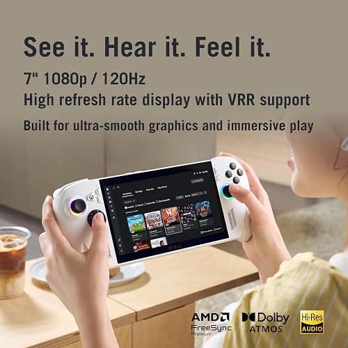 ASUS ROG Xbox Ally 7” 1080p 120Hz Gaming Handheld Touchscreen AMD Ryzen™ Z2 A 16GB RAM 512GB SSD White thumbnail 6