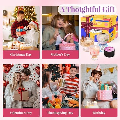 Soy Wax & Jelly Wax 2-in-1 Candle Making Kit – Complete DIY Candle Making Kit with Wax Melting Pot, 6 Scents, 4 Colors & Tools – Create Hands-On Memories, Crafted for Hobbyists & Personalized Gifting thumbnail 8