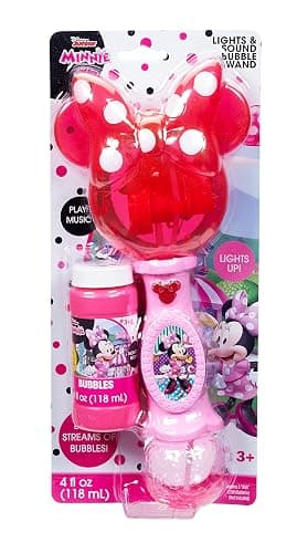 Little Kids Disney Minnie Mouse Light and Sound Musical Bubble Wand, Includes Bubble Solution, Plastic, Multi (2051) thumbnail 6