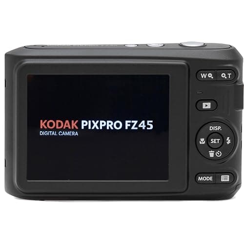 Kodak PIXPRO FZ45 16MP Digital Camera 4X Optical Zoom 27mm Wide Angle 1080P Full HD Video 2.7" LCD Camera (Red) + 64GB Card and Reader + Case + Memory Wallet + Tripod + Cleaning Bundle thumbnail 3