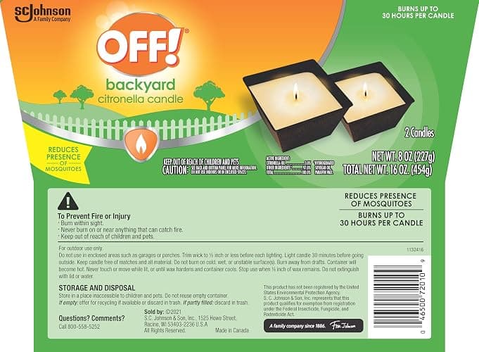 OFF! Backyard Citronella Scented Candle 🕯️ thumbnail 11