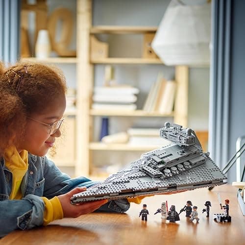 LEGO Star Wars Imperial Star Destroyer Building Toys Set - Build & Display for Boys & Girls, Ages 10+ - Gift for Birthdays - Star Wars Darth Vader & 6 Minifigure Toys - 75394 thumbnail 5