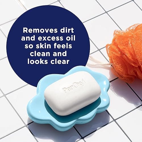 PanOxyl Acne Treatment Bar with 10% Benzoyl Peroxide, Maximum Strength Acne Bar for Face, Chest, and Back, Soap-Free Body Wash, Treats Acne Pimples, Whiteheads, Blackheads, pH Balanced, Vegan, 4 oz thumbnail 7