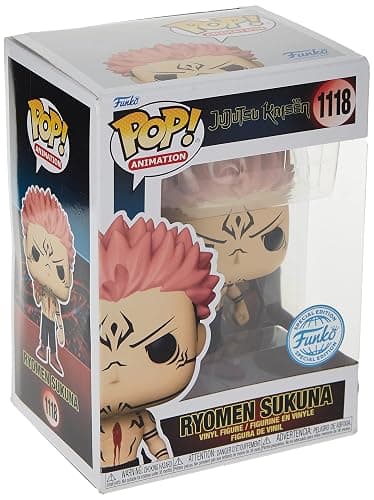 Funko Jujutsu Kaisen POP & Buddy! Animation Vinyl Figurine Sukuna w/Heart 9 cm thumbnail 4