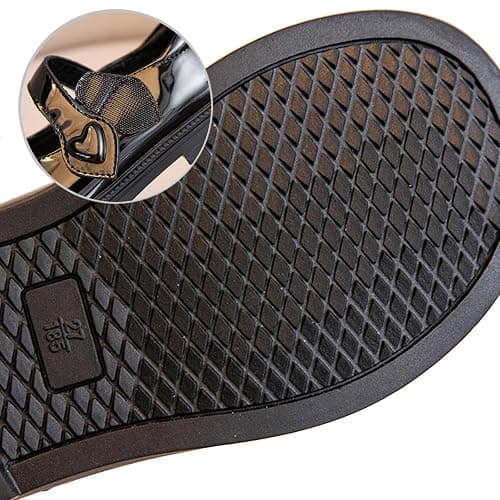 WUIWUIYU Girls School Uniform Dress Shoes Round-Toe Formal School Soft Mary Jane Shoes Heart Shape Diamond Strap Flats thumbnail 7