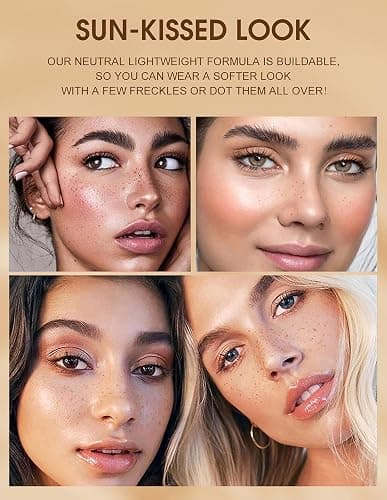 AKARY Freckle Pen Professional Lifelike Face Concealer Point Out Natural Waterproof Longlasting Soft Artificial Freckles Fine Makeup Freckle Pen Life Face Decoration (#03 Chestnut) thumbnail 7