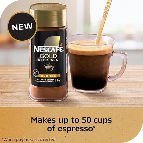 NESCAFÉ Gold Espresso Blonde, Instant Coffee, 3.5 oz thumbnail 2