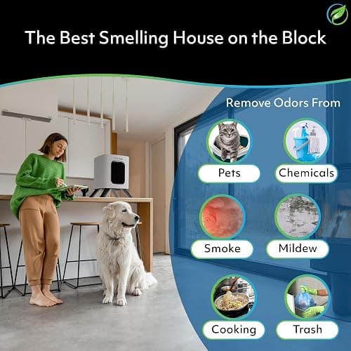 Air Oasis iAdaptAir 2.0 H13 HEPA Filter Air Purifier Reduces 99% of Viruses, Mold, Dust, Smoke, Pollen & Odors Quietest on The Market WiFi Compatible 1,325 Sq Ft of Clean Air thumbnail 4