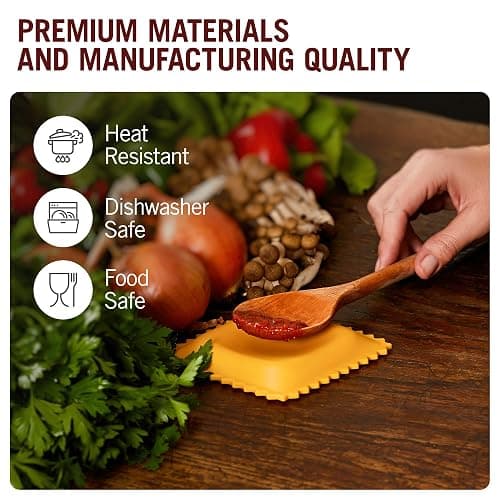 The Original Ravioli-Shaped Spoon Rest | Spoon Rest for Kitchen Counter | Cool and Cute Kitchen Accessories | from a Collection of Different Pasta-Shaped Unique Kitchen Gadgets | by Monkey Business thumbnail 6