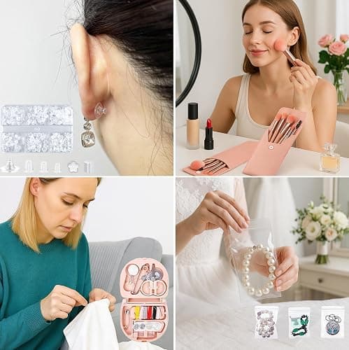 Emergency Kit for Women – Mini Emergency Kit with 50+ Bridal Suit Essentials, Purse Essentials Kit, Wedding Day Survival Kit, Emergency Bride Kit, Women’s Emergency Kit, Wedding Survival Kit thumbnail 6
