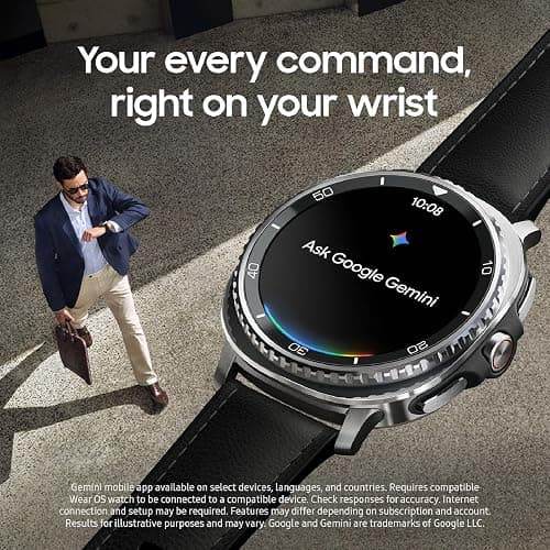 Samsung Galaxy Watch 8 Classic (2025) 46mm Bluetooth Smartwatch, Cushion Design, Rotating Bezel, Quick Button, Sleep Coaching, Running Coach, Energy Score, White [US Version, 2 Yr Warranty] thumbnail 3