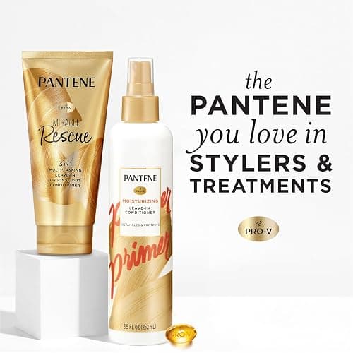 Pantene Conditioning Detangler Spray, Pro-V Repair & Protect, Nutrient Boost for Damaged Hair, Antioxidant Enriched, Leave-In Conditioner, Smooth & Shine, Sulfate-Free, 8.5 Fl Oz, 3 Pack thumbnail 8