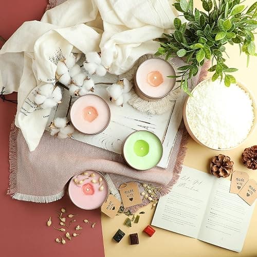 Hearth & Harbor Organic Soy Candle Wax for Candle Making, 10 lbs Natural Candles Making Supplies, Beeswax-Free, Paraffin-Free, Pure Soy Wax Flakes Perfect for Candles, Tealights and Melts thumbnail 8