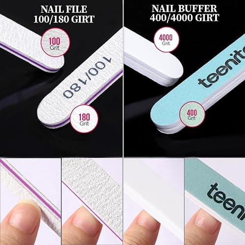 Teenitor 600 Pcs Clear Coffin Nail Tips, Acrylic Nail Kit, Clear Press On Nails, Long Fake Nails Coffin Nail Tips Full Cover, Acrylic Nail Clipper Nail Stand for Nail Extensions thumbnail 9