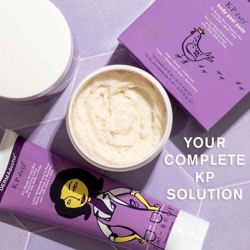 DERMAdoctor KP Bump Eraser Body Scrub and Lotion Kit Dermatologist Formulated Exfoliant | Keratosis Pilaris Treatment For Dry And Bumby Skin 10% AHAs + PHAs thumbnail 7