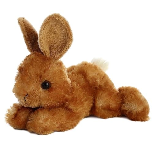 Aurora® Adorable Mini Flopsie™ Bitty Bunny™ Stuffed Animal - Mini Companions Ready for Playful Adventures - for Kids All Ages, Toddlers, Adults, and Families - Brown 8 Inches thumbnail 3