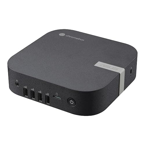 ASUS Chromebox 5a with Intel® Celeron® Processor 7305, 4GB DDR4 RAM, 128GB M.2 PCIe G4x4 NVMe SSD, Quad Display, Wi-Fi 6E and Bluetooth, GB LAN, USB-C, Chrome OS, VESA Mount - Image 1