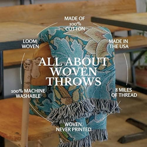 Pure Country Weavers Heart Breaker - Tattoo Design - Tapestry Throw Blanket Woven from Cotton - Made in The USA (50x60) thumbnail 9