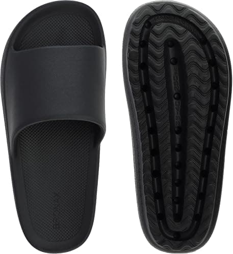 BRONAX Arch Support Slides for Women and Mens | Cushioned Thick Sole Pain Relief Slippers thumbnail 6