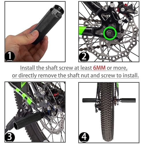 SMALLSTARIII Bike Pegs 2Pcs Aluminum Alloy Anti-Skid Lead Foot Bicycle Pegs 3/8 inch Axles thumbnail 3