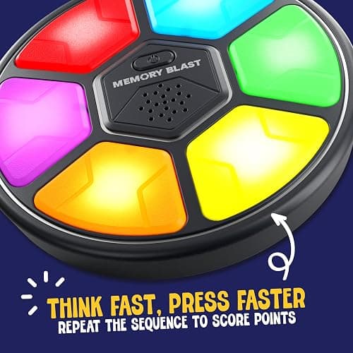 Memory Game for Kids - Gifts for Boys & Girls - 6 7 8 9 10 11 Year Old Boy Birthday Gifts - Kids Games - Toys for 10 Year Old Boy - Car Handheld Travel Games Road Trip for Ages 4-8, 6-8, 8-12 Years thumbnail 3