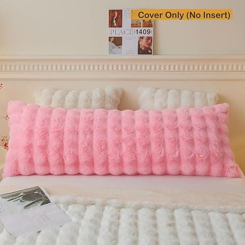 Fluffy body pillow thumbnail 2