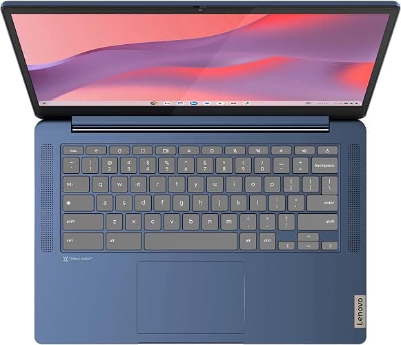 Lenovo Flagship Chromebook, 14'' FHD Touchscreen Slim Thin Light Laptop Computer, 8-Core MediaTek Kompanio 520 Processor, 4GB RAM, 64GB eMMC, WiFi 6,Chrome OS, Abyss Blue thumbnail 5