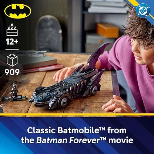 LEGO DC Batman: Batman Forever Batmobile Kids Toy - Building & Learning Toy for Girls & Boys, Ages 12+ - Model Car with Minifigure Included - Gift Idea for Birthdays - 76304 thumbnail 2