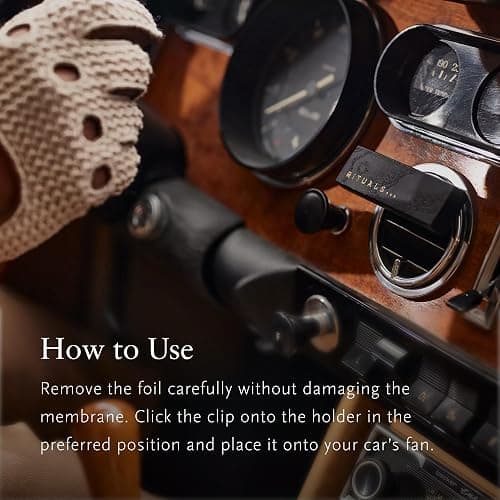 RITUALS Homme Collection - Car Air Freshener with Arabian Amber and Musk Scent - With Reusable Wooden Holder - 6g thumbnail 5