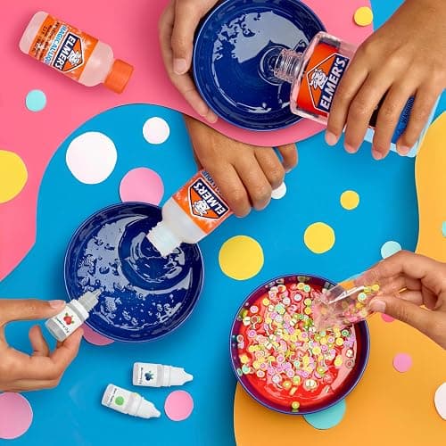 Elmer's Fruity Fusion Slime Kit, Includes Elmer's Clear Glue, Magical Liquid Slime Activator, Clay Color Pigments, Scents, Mixing Bowl, Spoon, 20 Piece Kit thumbnail 7