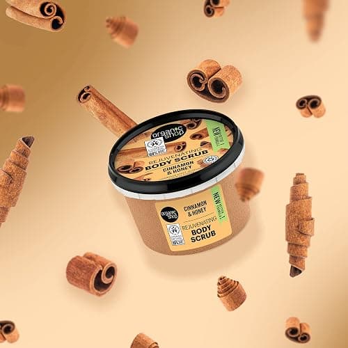 Organic Shop 250ml Body Scrub Rejuvenating Cinnamon & Honey thumbnail 4