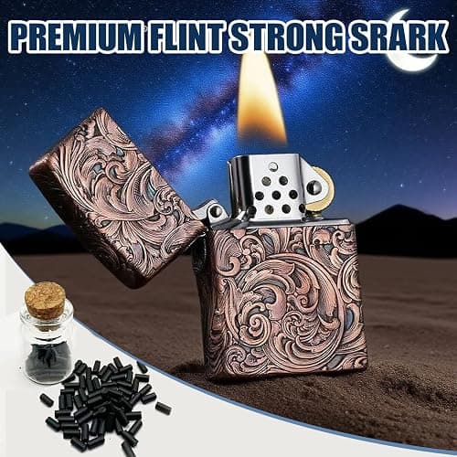 Universal lighter repair kit, liquid lighter, gasoline lighter repair and maintenance kit, vintage lighter repair kit, including all lighter replacement parts and repair tools thumbnail 7
