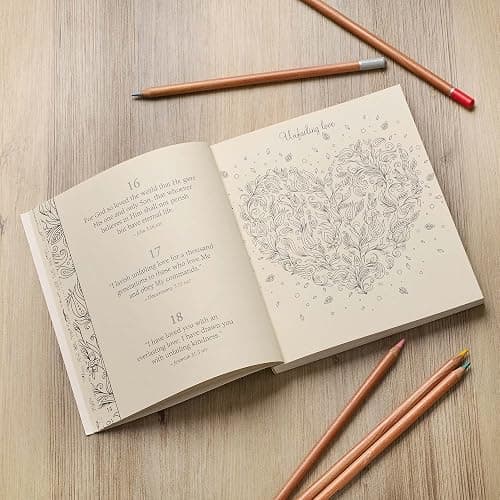 365 Promises From God's Word In Color: Scripture and Coloring Pages, Compact Purse Size - Be blessed as You Color in the Inspirational Designs, Reflecting on God's Words of Promise thumbnail 4