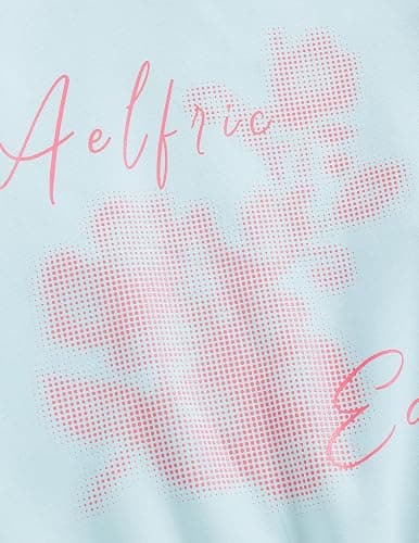 Aelfric Eden Blurring Flower Print Hoodie Womens Oversized Graphic Hoodies Y2K Floarl Solid Pullover Hooded Sweatshirt Unisex thumbnail 4