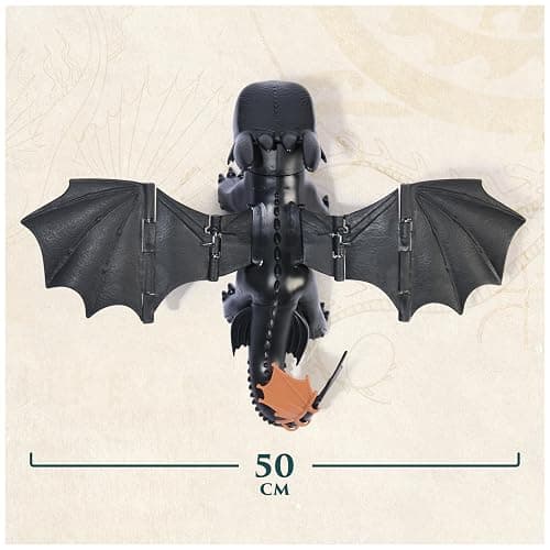 DreamWorks Dragons How to Train Your Dragon, Tame & Train Interactive Toothless with 60 Sounds & Reactions, Kids Toys for Boys & Girls Ages 4 & up thumbnail 2