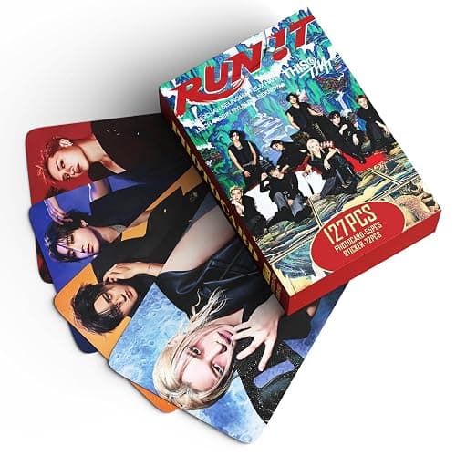 PYAJUU Stray Kids RUN IT Album Photocards 127 PCS KPOP Straykids THIS AND THAT Photo Card Set SKZ Merch Boys and Girls Greeting Card Set 55 PCS Photocard and 72 PCS Stickers thumbnail 8