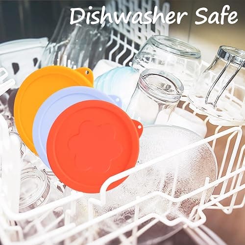 LUVCOSY 1 Cup Silicone Replacement Lids Storage Cover for Pyrex 7202-PC Glass Bowls (Container not Included) 4 Pack Microwave, Dishwasher and Freezer Safe thumbnail 6