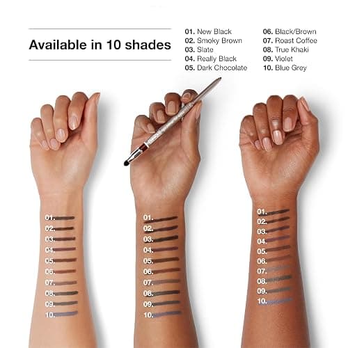 Clinique Quickliner For Eyes | Water Resistant, Smudge Resistant + Safe For Sensitive Eyes - AK Really Black thumbnail 5