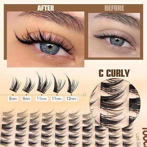 Cat Eye Lash Clusters Manga Eyelash Clusters thumbnail 5