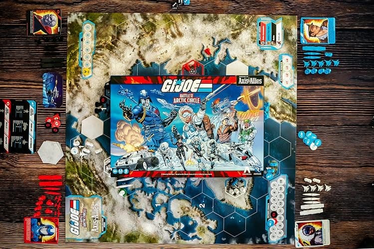 Renegade Game Studios G.I. Joe: Battle for the Arctic Circle Strategy Game | Axis & Allies Gameplay with 100+ Miniatures, Weather Dominator Scenarios, and Iconic Cobra vs G.I. Joe Combat Units thumbnail 2