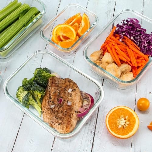 FAWLES 12 Pack Glass Storage Containers with Lids, Leak-Proof Meal Prep Containers, Dishwasher/Microwave/Oven/Freezer Safe Glass Food Storage Containers for Leftovers, to Go thumbnail 9