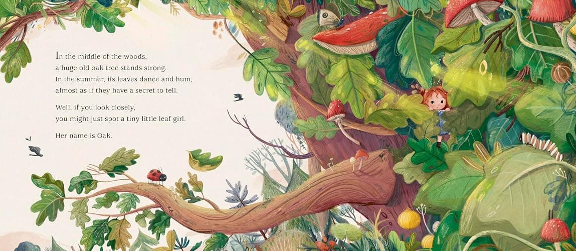 Oak: The Littlest Leaf Girl: (A Heartwarming Autumn Picture Book About Handling Change and New Beginnings - For Toddlers, Preschoolers, and Kids Ages 3-7) thumbnail 2